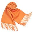 Forzieri Solid Wool Fringed Long Scarf