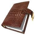 Forzieri Stamped Alligator Leather Planner