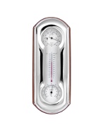 Sterling Silver and Wood Weather Station