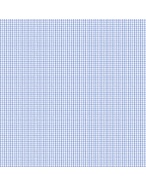 Forzieri White and Blue Checked 2 Ply Poplin Cotton