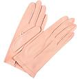Women` Candy Pink Unlined Italian Leather Gloves