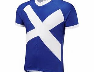Foska Scotland Flag S/S Cycling Jersey With Free