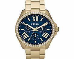 Fossil Cecile multi-functional gold-tone watch