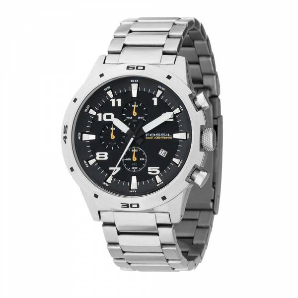 Fossil Chronograph Black Dial Watch CH2517