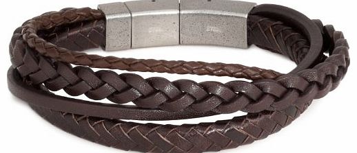 Fossil  Gent JF85296040 Mens 22.5 centimetres Stainless Steel Bracelet