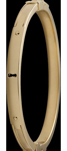 Fossil Iconic Rose Gold Plated Lock Bangle