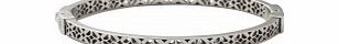 Fossil Ladies Iconic Silver Bangle