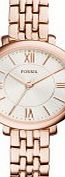 Fossil Ladies Jacqueline Rose Gold Tone Watch