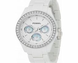 Fossil Ladies Stella All White Watch