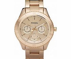 Fossil Ladies Stella Multi Rose Gold Watch