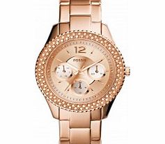 Fossil Ladies Stella Rose Gold Watch