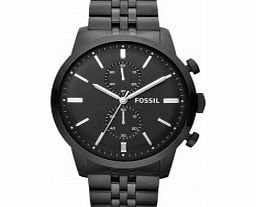 Fossil Mens Townsman Chronograph Black Watch