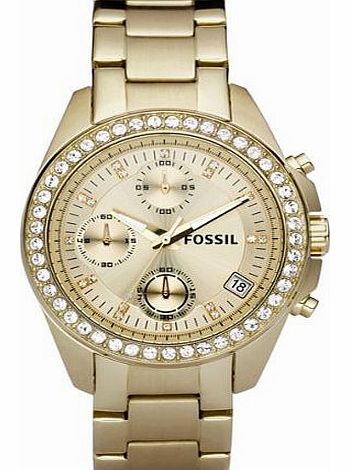 Fossil Womens Quartz Watch Ladies Dress ES2683 with Metal Strap