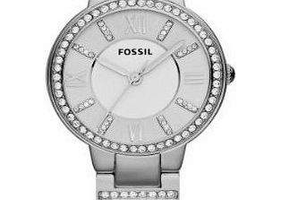 Fossil Womens Quartz Watch Virginia ES3282 with Metal Strap