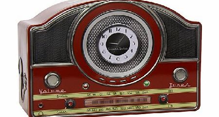 Fosters Traditional Foods Ltd Retro Radio Alarm Clock Tin with Assorted Biscuits 600 g