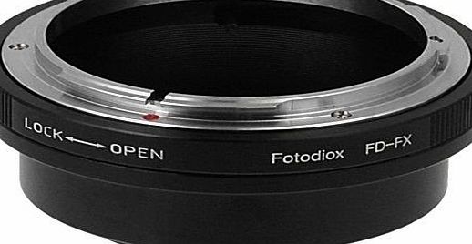 Fotodiox Lens Mount Adapter, Canon FD Lens to Fujifilm X-Pro1 Mirrorless Camera, Fits Original FD Lens and New FD lenses