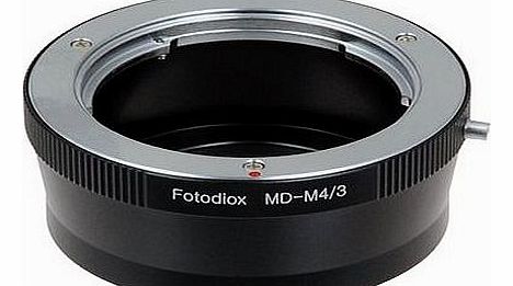 Fotodiox Lens Mount Adapter, Minolta MD, MC, Rokkor Lens to MFT Micro 4/3 Four Thirds System Camera Mount Adapter, for Olympus Pen E-PL1, E-P2, Panasonic Lumix DMC-G1, G2, GH2, GF1, GH1 G10