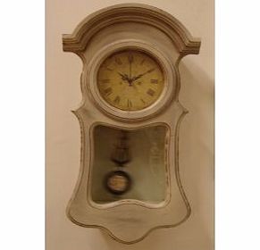 SHABBY CHIC LARGE PENDULUM WALL clock