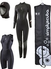 Fourth Element, 1192[^]75306 Ladies Proteus 5mm Wetsuit Package