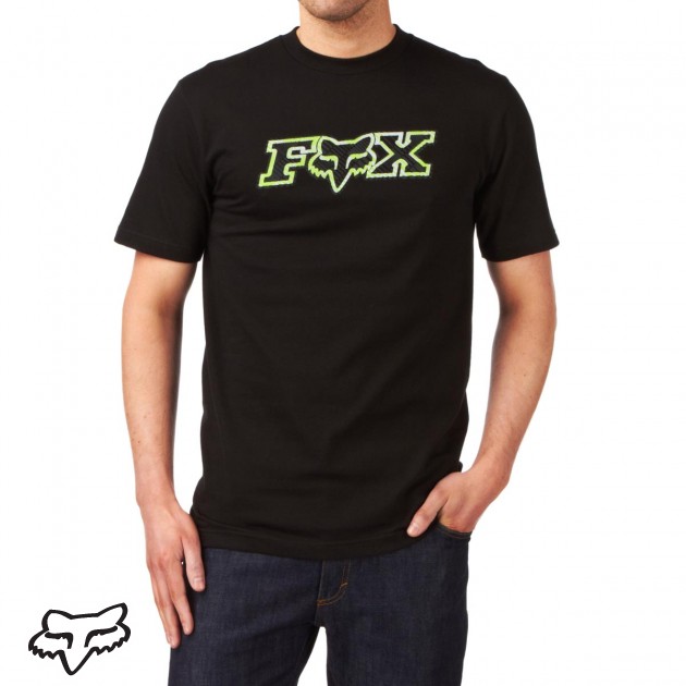 Fox Mens Fox Digitized T-Shirt - Black