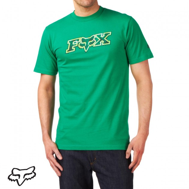 Fox Mens Fox Digitized T-Shirt - Green