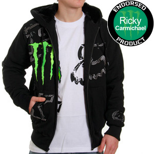 Fox Monster Downfall Sasquatch Fleece lined zip