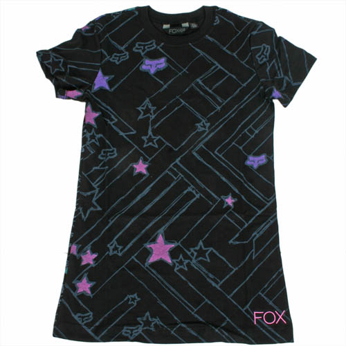 Fox Racing Ladies Fox Racing Skyscraper Tee 001 Black