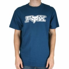 Mens Fox Racing Outta Here Tee Sulpher Blue