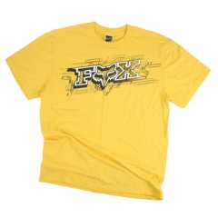 Mens Fox Racing Transformer Tee Yellow