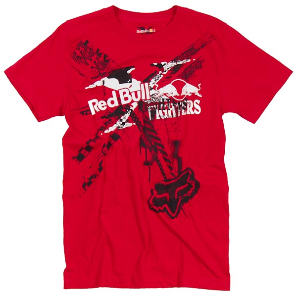 Fox T-Shirt - Red Bull X-Fighters Double X - Red
