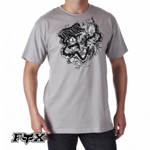 Fox T-Shirts - Fox Anti-Head T-Shirt - Light Grey