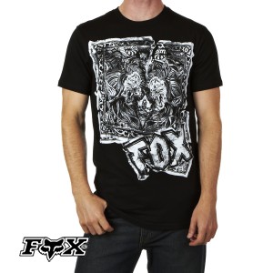 T-Shirts - Fox Bandanna T-Shirt - Black
