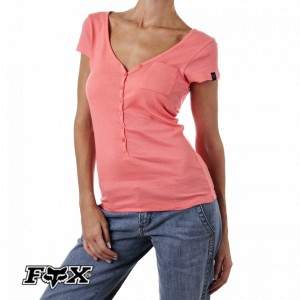 Fox T-Shirts - Fox Brisbane Henley T-Shirt -