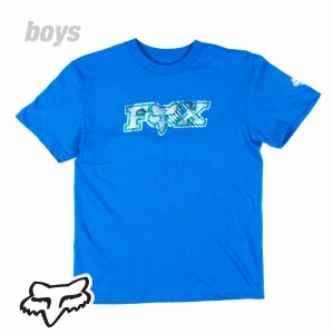 Fox T-Shirts - Fox Digitized T-Shirt - Blue
