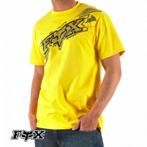 T-Shirts - Fox Drifter T-Shirt - Yellow
