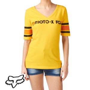 Fox T-Shirts - Fox Moto-X T-Shirt - Gold