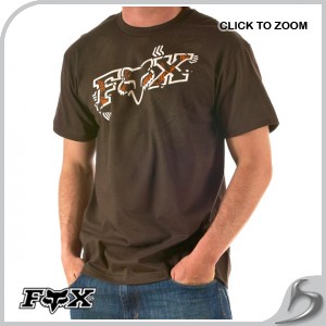 T-Shirts - Fox Tahititat T-Shirt - Dark Brown