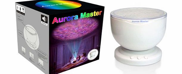 Foxnovo multicoloured Ocean Relax Projector Pot Music Input,Ocean light,ocean lamp,music projection