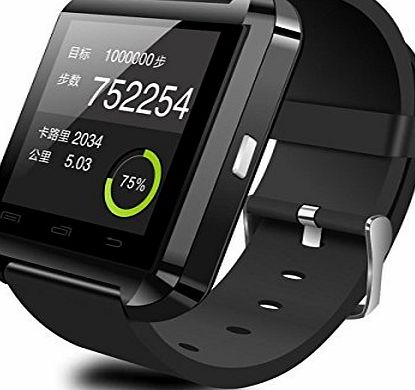 Foxnovo U8 Touch Screen Bluetooth Smart Wrist Watch U Watch Phone Mate for iOS Android Smartphones iPhone 6/