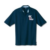 Foxster Jeantex Baytown Sailing Polo Shirt, Dark Blue, S