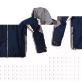 Foxster Jeantex Bonifacio Mens Waterproof Sailing Jacket, Dark Blue, 46/48