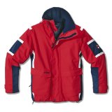 Foxster Jeantex Vela Ladies Waterproof Coastal Sailing Jacket, Red, 36/38