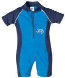 Foxster Kangaroo Poo Infant Sunsuit SPF50 Navy. 20p from the sale of this item goes to Teenage Cancer Trust