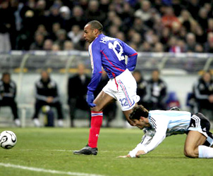 france v Serbia / World Cup 2010 Qualifier