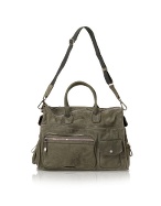 Francesco Biasia Accademy - Storm Suede and Leather Duffle