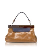 Francesco Biasia All in 1 - Two-tone Leather Clutch w/Strap