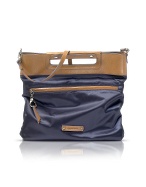 Francesco Biasia All in 1 - Two-tone Nylon Tote Bag