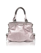 Francesco Biasia Amandine - Powder Pleated Leather Satchel Bag