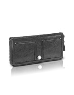 Avery - Calf Leather Zip Around Wallet