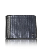 Francesco Biasia Business Glam - Blue Calf Leather Card Holder Wallet